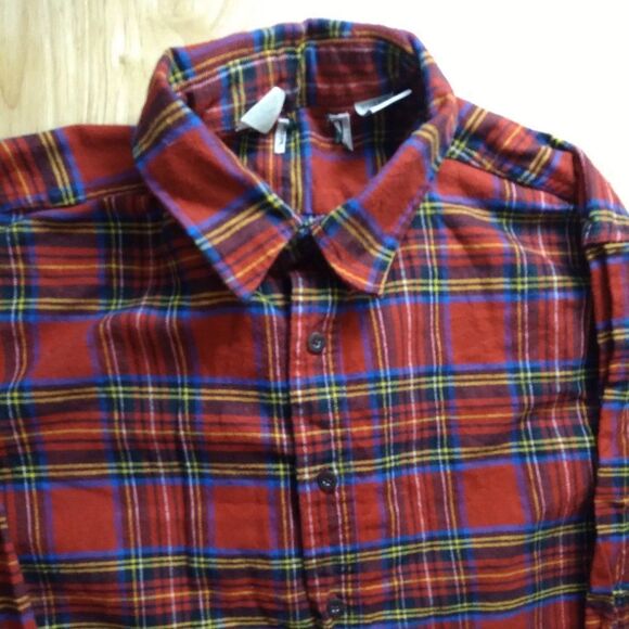 Vintage L.L. Bean Flannel Button Down Shirt - Picture 1 of 8